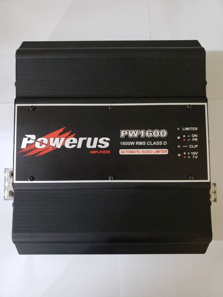 Amplificador Powerus PW1600 2OHMS Thunder Audio Car