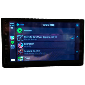 Corvy DV-940 X Radio 1 din Android con pantalla táctil capacitiva de 7” .  Con carátula extraíble y pantalla motorizada